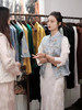 盛唐牡丹|手推绣立领盘扣对襟马甲 商品缩略图5