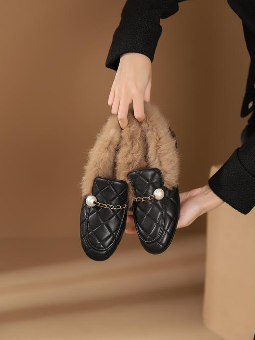 西村名物2023年冬季新款低跟舒适毛里短靴T23DM46051 商品图0