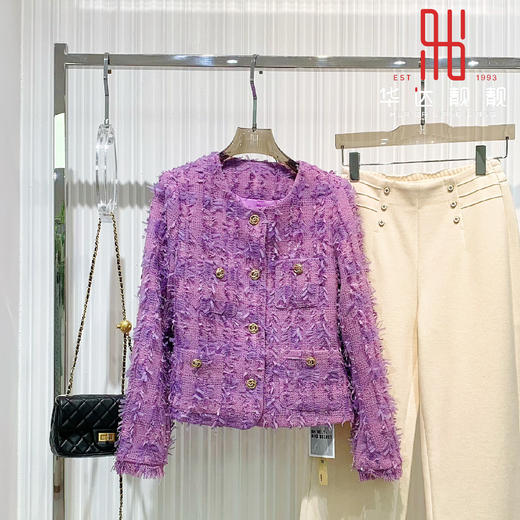 女装23秋冬新款高定精品小香风中古款外套2239-W468▲ 商品图0