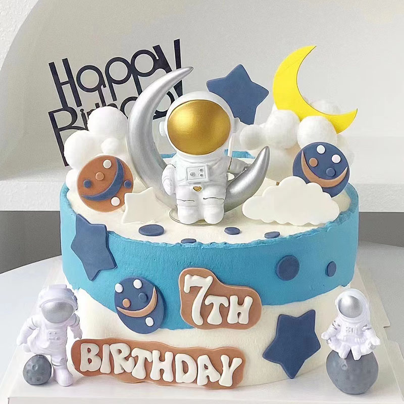 宇航员翻糖造型款