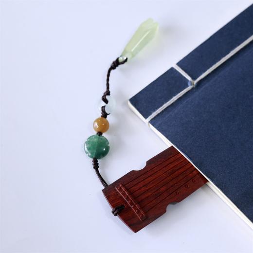 小叶紫檀琴形书签 商品图2