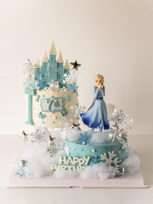 悬浮裸蛋糕 - 爱莎公主 商品图0