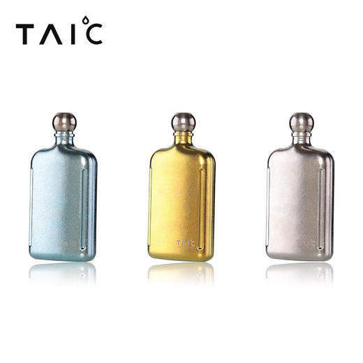 TAIC太可纯钛小酒壶随身迷你外带户外高档家用白酒壶便携式226ml 商品图1