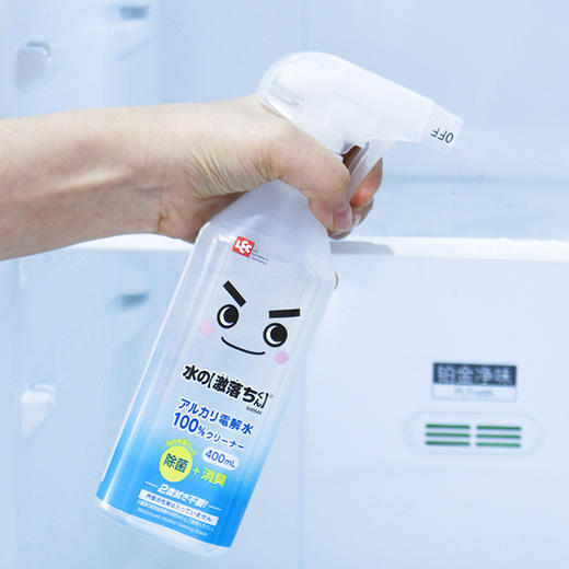 日本LEC激落君冰箱专用电解水除臭味消毒杀菌除异味家用清洁剂清洗神器（400ml）-YHD 商品图4