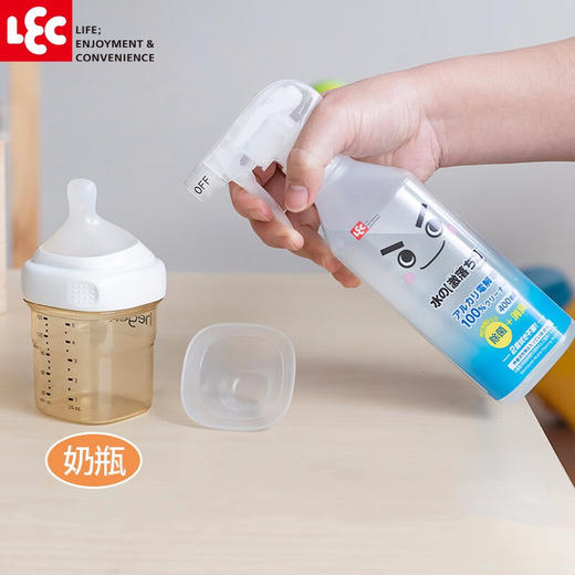 日本LEC激落君冰箱专用电解水除臭味消毒杀菌除异味家用清洁剂清洗神器（400ml）-YHD 商品图3