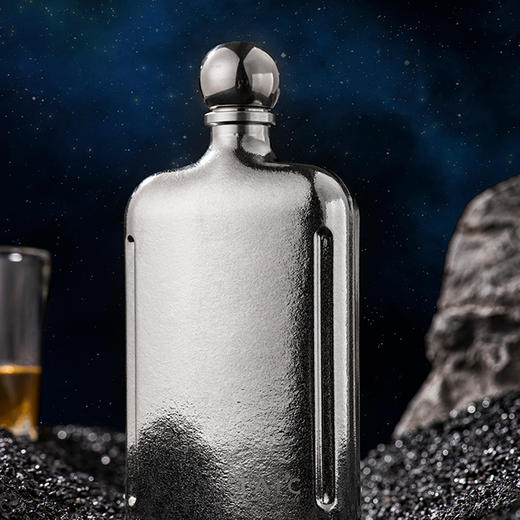 TAIC太可纯钛小酒壶随身迷你外带户外高档家用白酒壶便携式226ml 商品图2