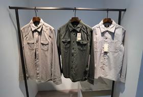 请仓库不退换 RRL拉夫劳伦出口订单纯棉的工装风衬衣..可外穿也可内搭..