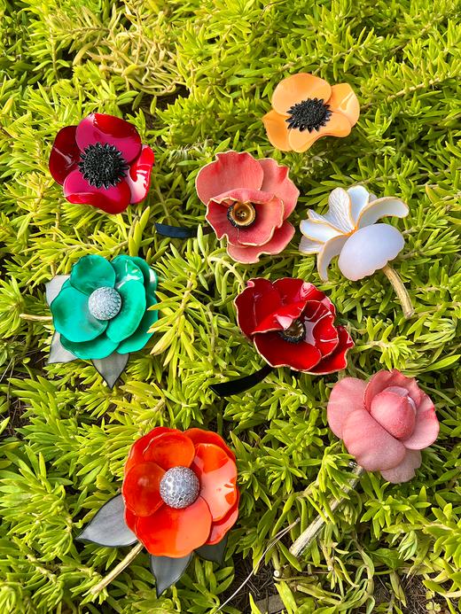 北京仓｜Cilea Bijoux-POESIE-虞美人 胸针［法国设计师］ 商品图3