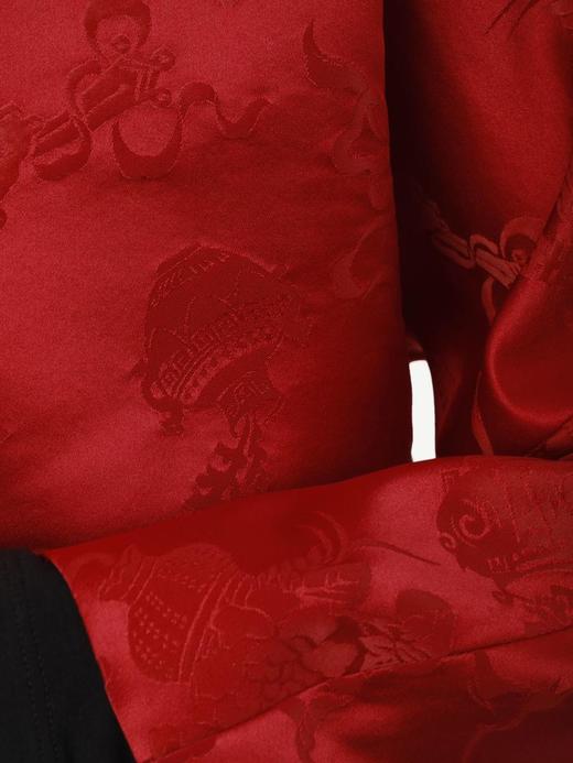 盛唐牡丹 |真丝花蕾缎女外套-钉珠款(钉珠花纹随机） 商品图11