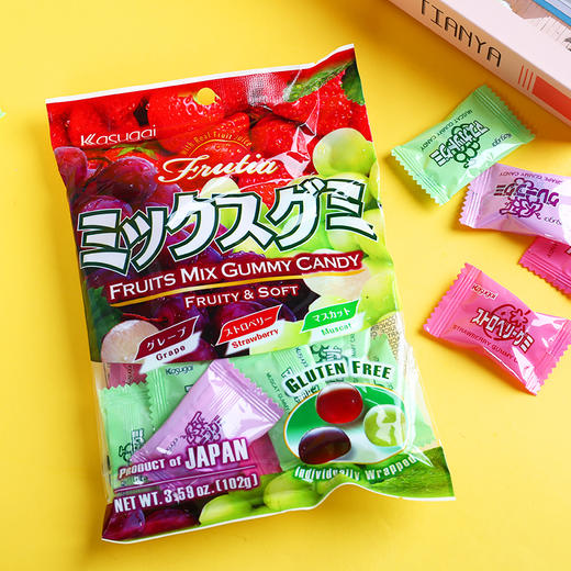 春日井清爽水果味什锦软糖102g 商品图1