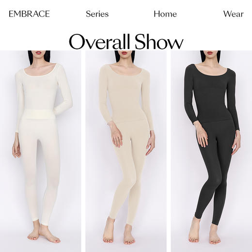 从轻隐形暖衣美雅碧保暖内衣女白色打底衣套装无刺痒无缝发热 商品图4