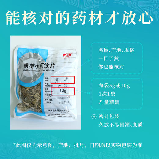 康美艾叶 艾草 中药饮片艾叶温经止血散寒止痛艾叶生姜泡脚中药材艾绒祛寒湿可外用艾绒柱艾灸纯艾绒 商品图5