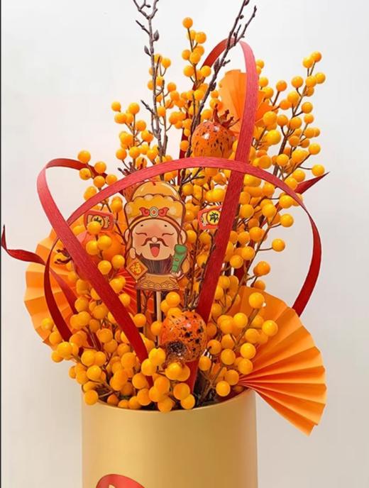 福桶装饰造型带（编制纸藤）-福桶增高水晶管 商品图3