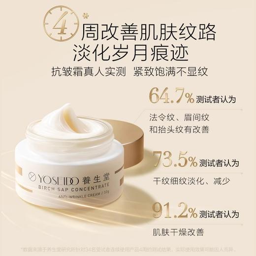 养生堂浓缩金桦树汁抗皱霜 50g 商品图2