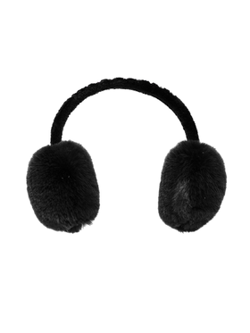 Goldbergh - Fluffy Earwarmers Faux Fur - Black - 配件 - 耳罩 - 黑色