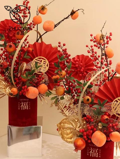 福桶装饰造型带（编制纸藤）-福桶增高水晶管 商品图1