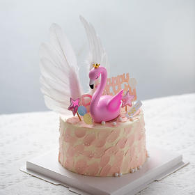 火烈鸟奶油蛋糕