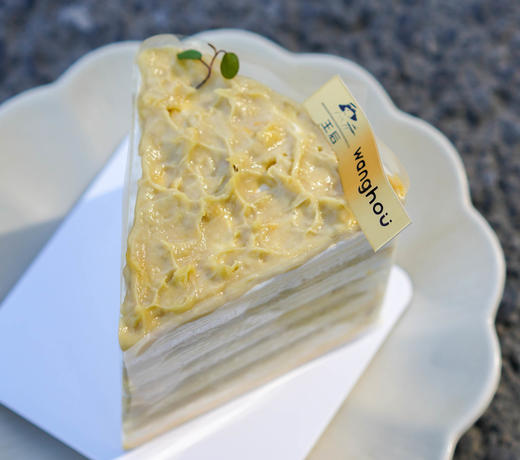 「招牌」D24榴莲千层切件（约10:30后可取） 商品图0