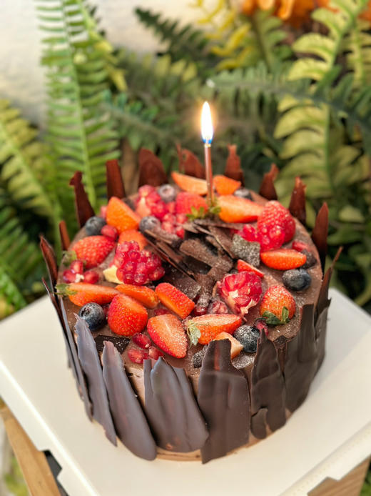 水果黑森林，浓郁黑巧克力奶油，搭配芒果+香蕉夹心，低卡丝滑 商品图5