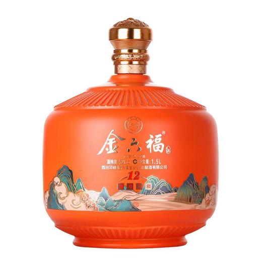 [金六福福寿无疆12]52度-白酒礼盒装1500mL大坛装浓香型粮食酒送礼酒 商品图1