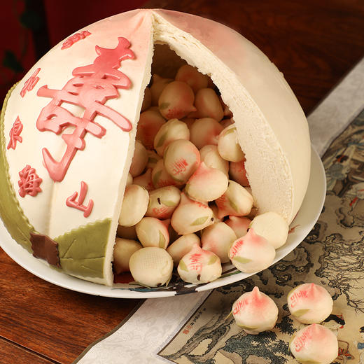 御茶膳房寿桃生日礼盒老人祝寿过寿食品寿宴寿礼大寿桃百寿桃正 商品图6