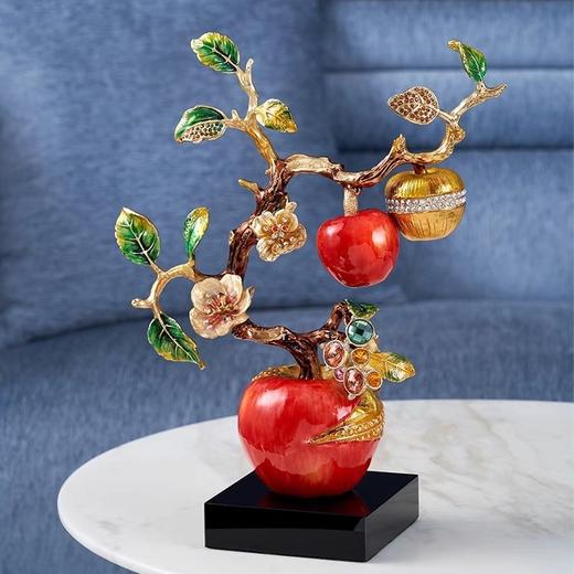 E-LB-R91510J  罗比罗丹 喜乐平安珐琅彩 摆件 商品图5