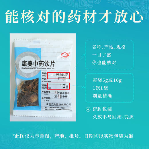 蒸陈皮 康美中药饮片 独立小包装10g起 商品图5