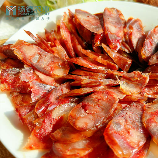 【明星产品、强烈推荐】扬德黑猪肉香肠（350g/袋） 商品图1