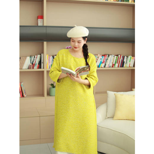 【抖音专属】连衣裙（20707175B-姜黄） 商品图2