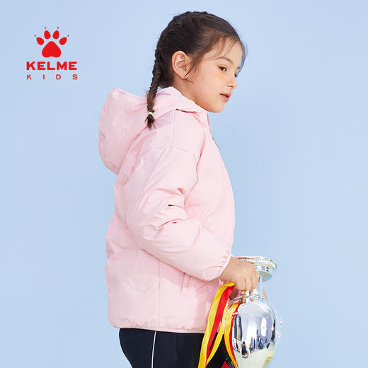 KIDS卡尔美冬季新款女童短保暖防寒羽绒服 商品图3