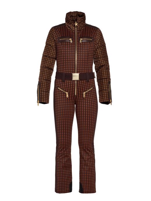 Goldbergh - Starstruck Ski Jumpsuit - Dark Brown - 女装 - 连体滑雪服 - 深棕色 商品图1