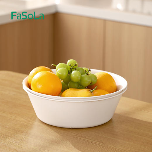 FaSoLa双层洗菜盆沥水篮厨房洗水果盘客厅家用多功能洗菜盆菜篮 商品图7