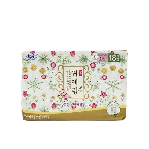 贵爱娘日用卫生巾小型21cm18片귀애랑생리대소형 商品图0