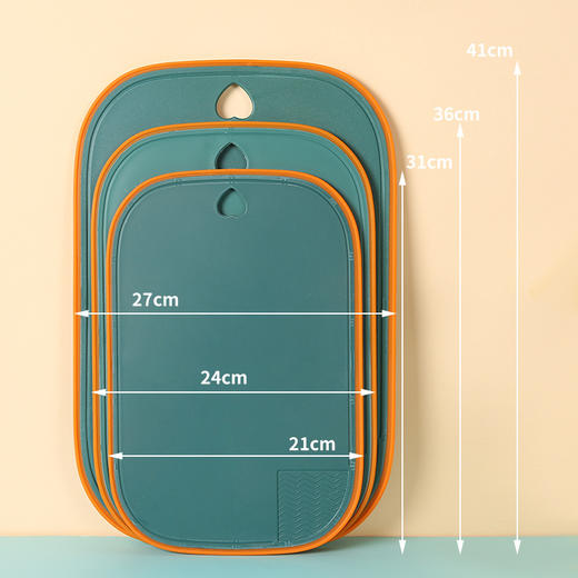 小麦秸秆菜板 黄色 菜板防霉多功能家用案板切菜板子厨房加厚水果小砧板1个 商品图2