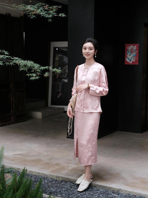 瑕疵|盛唐牡丹 |真丝提花蝶恋花半裙  [特价品](售完不补-不退不换) 商品图9