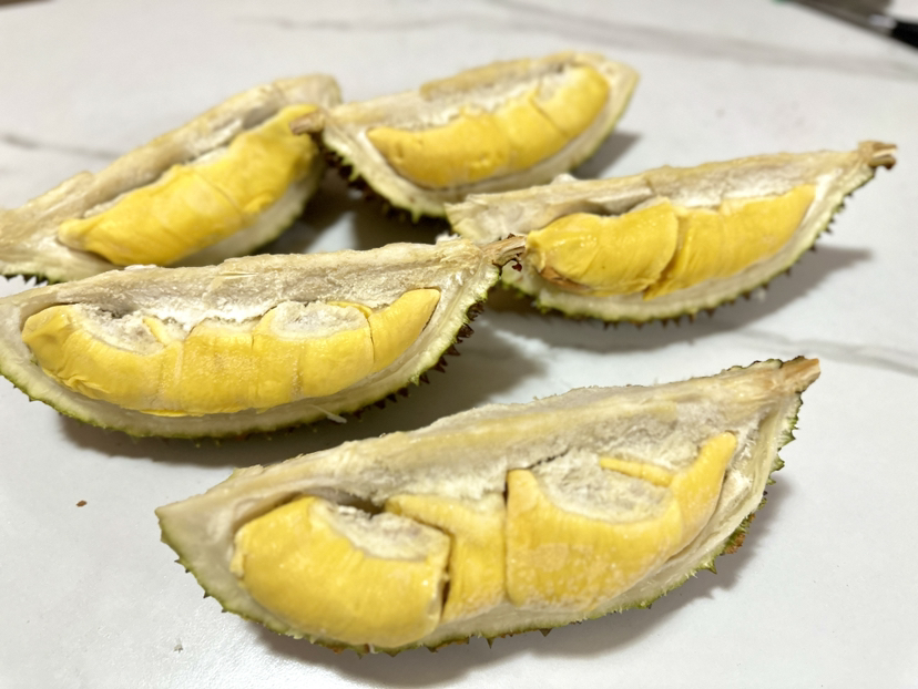 马来西亚“液氮”D197猫山王Musang King榴莲——，口感细腻