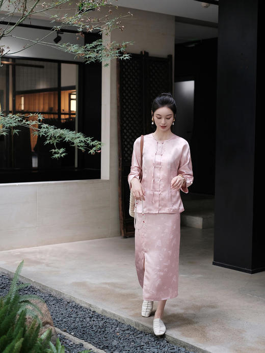 瑕疵|盛唐牡丹 |真丝提花蝶恋花半裙  [特价品](售完不补-不退不换) 商品图2