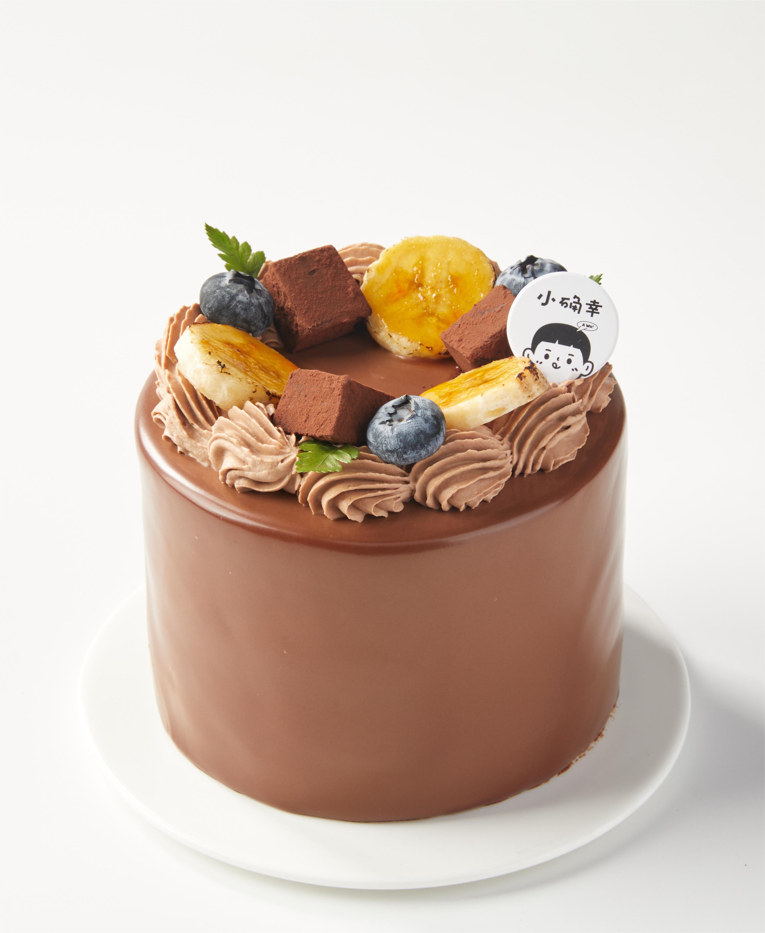 法芙娜生巧焦糖香 蕉 蛋糕