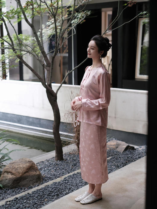 瑕疵|盛唐牡丹 |真丝提花蝶恋花半裙  [特价品](售完不补-不退不换) 商品图7