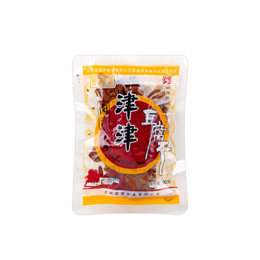 津津卤汁豆腐干辣味90g卤汁豆干休闲零食素食豆制品小吃 商品图1