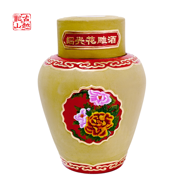 古越龙山十年陈10l浮雕酒