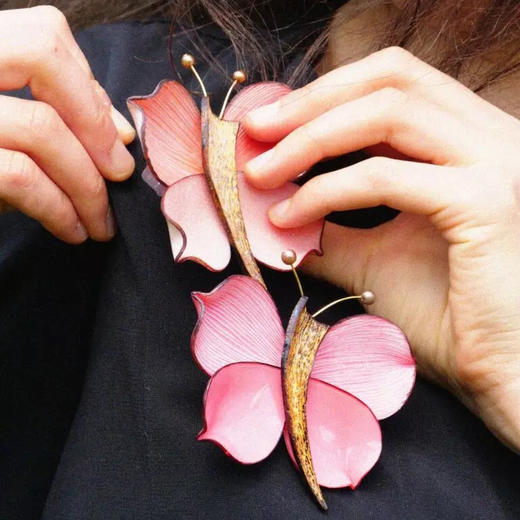 北京仓｜Cilea Bijoux-ZORA-蝴蝶花 胸针［法国设计师］ 商品图2
