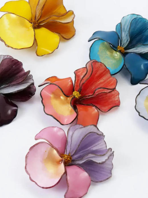 北京仓｜Cilea Bijoux-YVETTE-鸢尾花 胸针（中号）［法国设计师］ 商品图0