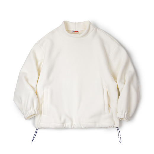 马登工装 美式休闲摇粒绒卫衣立领cityboy宽松慵懒无帽套头衫男秋 商品图7