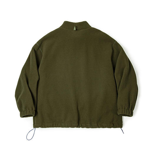 马登工装 美式休闲摇粒绒卫衣立领cityboy宽松慵懒无帽套头衫男秋 商品图6