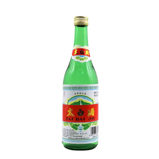 [白酒]陕西太白酒(普太白)凤香型50度500ml(光瓶) 商品图1