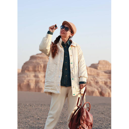 【线上专属】羽绒服（23803739-骨缥） 商品图1