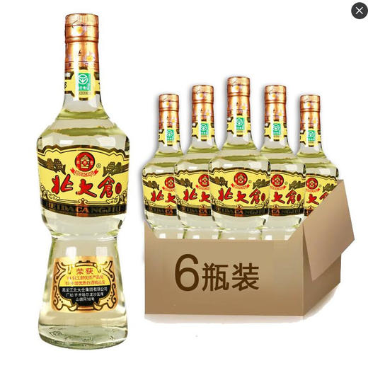 [白酒]北大仓部优酒53度酱香型白酒440ml(光瓶) 商品图1