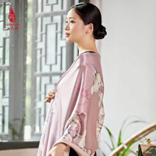 SAINTJOY/上久楷真丝披肩女式真丝披肩PJS20003馨香岁合 商品图7