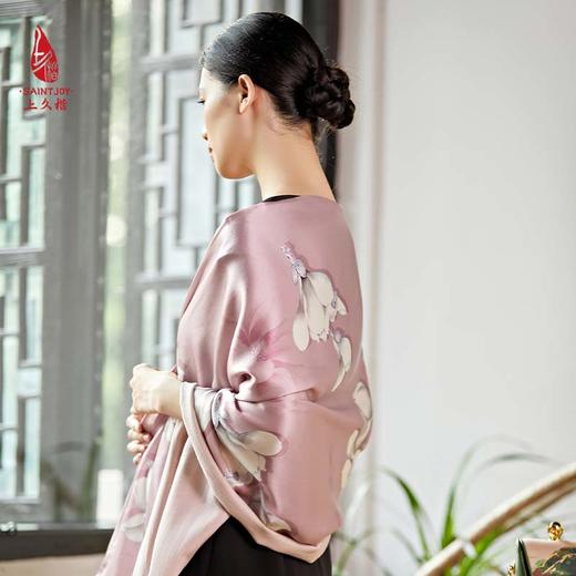 SAINTJOY/上久楷真丝披肩女式真丝披肩PJS20003馨香岁合 商品图5